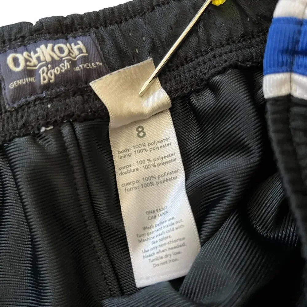 OshKosh B'Gosh Unisex Kids Black Athletic Running Shorts